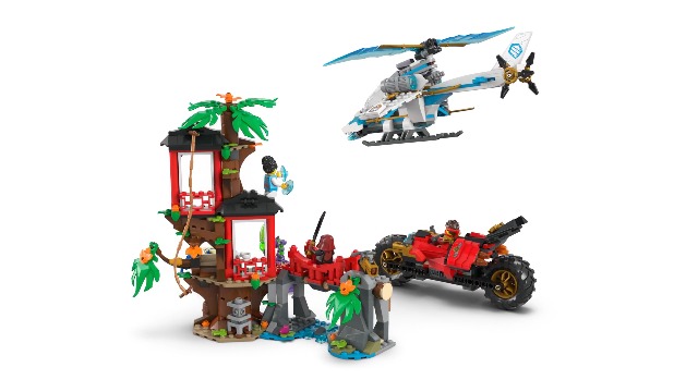 Amazon.com: LEGO NINJAGO Ninja Vehicle Tree House Battle 71857