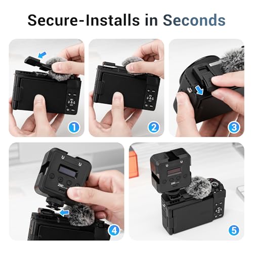 Image of JJC Cold Shoe Wind Muff Windshield for Canon PowerShot V1 Digital Camera