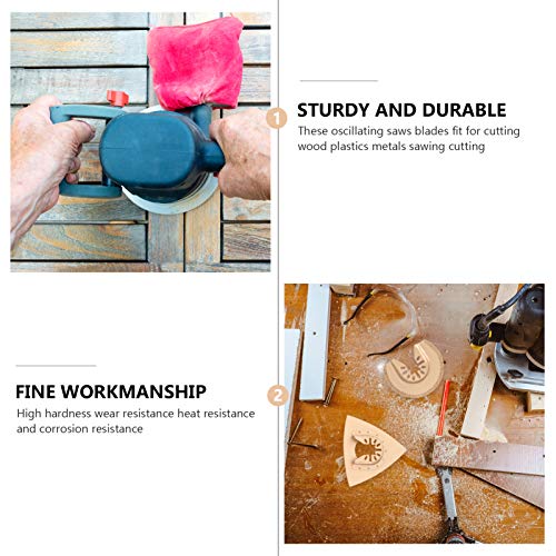 NICEXMAS 2 PeÃ§as de LÃ¢minas Oscilantes de Carboneto de MÃºltiplas Ferramentas de SubstituiÃ§Ã£o de