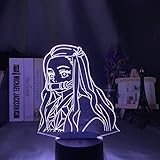 3D-visuelle Effekte: Innovatives Licht der künstlerischen Atmosphäre, das Licht selbst ist flach, hat aber einen perfekten visuellen 3D-Effekt, im Dunkeln oder beim Fotografieren ist die visuelle Stimulation stark.