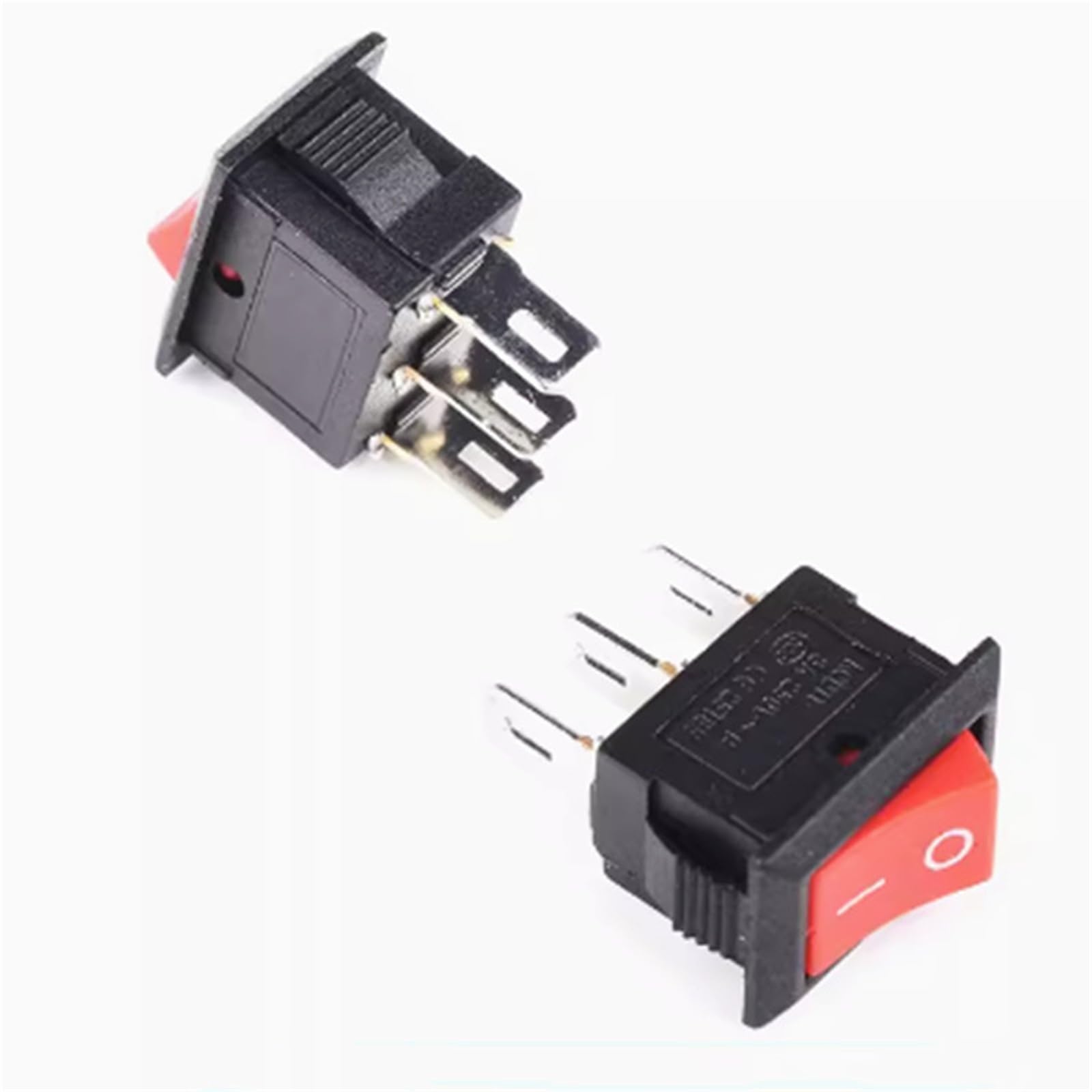 Interrupteur à bascule KCD11 mini bouton Marche Arrêt 250V CA - 4