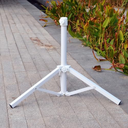 Fixation parasol en fer avec base stable triangulaire anti bascule - 6