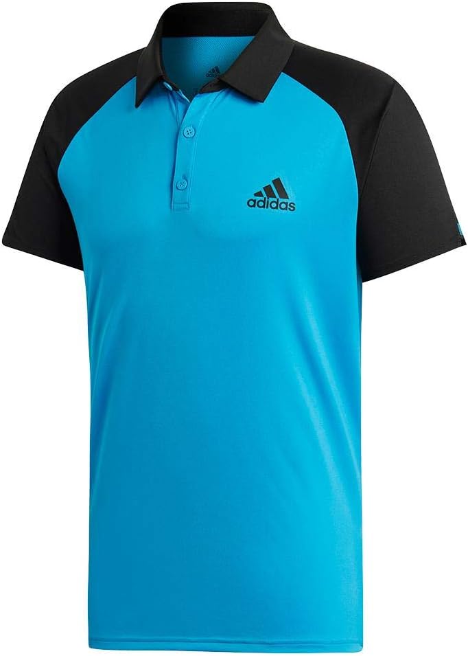 adidas Club Colorblock Polo Shock Cyan/Black SM