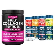 Venture Pal Multi Collagen Protein Powder+ Chewable Electrolyte Tablets