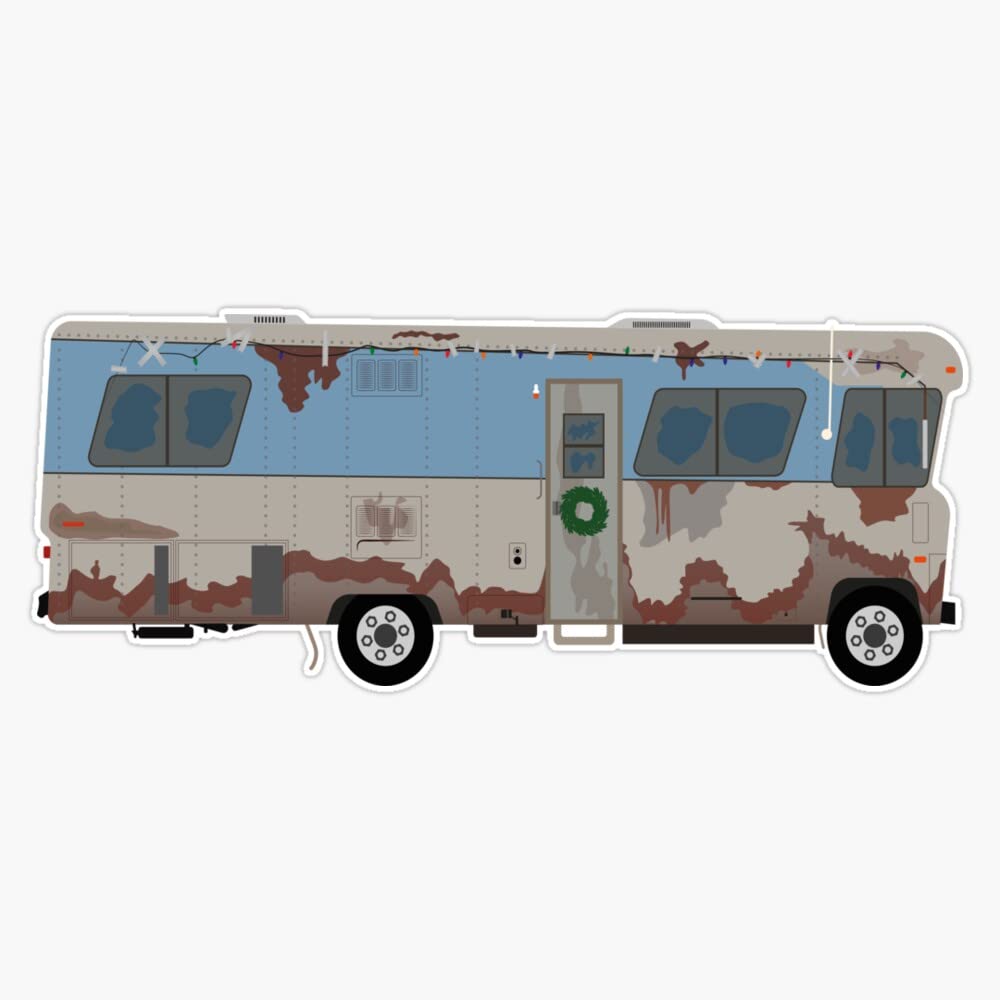 Cousin Eddies RV Christmas Vacation Sticker Bumper Sticker Vinyl Decal 5"