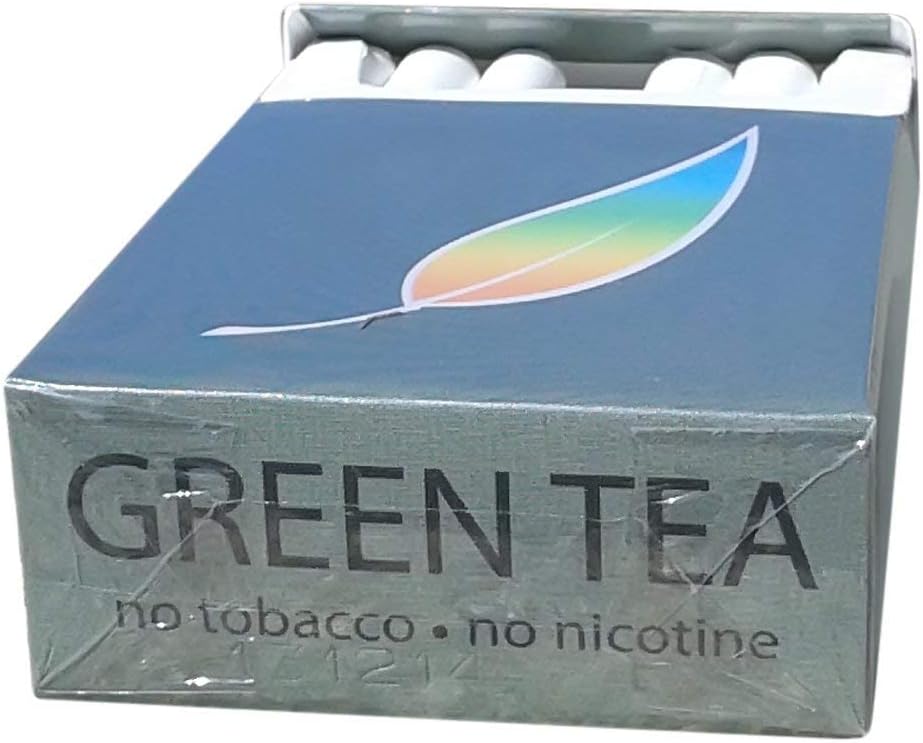 AMERICAN BILLY - REGULAR Green Tea Herbal Cigarettes, 4 pack Sampler (Regular Flavor) -Non Tobacco - Non Nicotine Cigarette Alternatives - (All 4 packs of REGULAR flavor)
