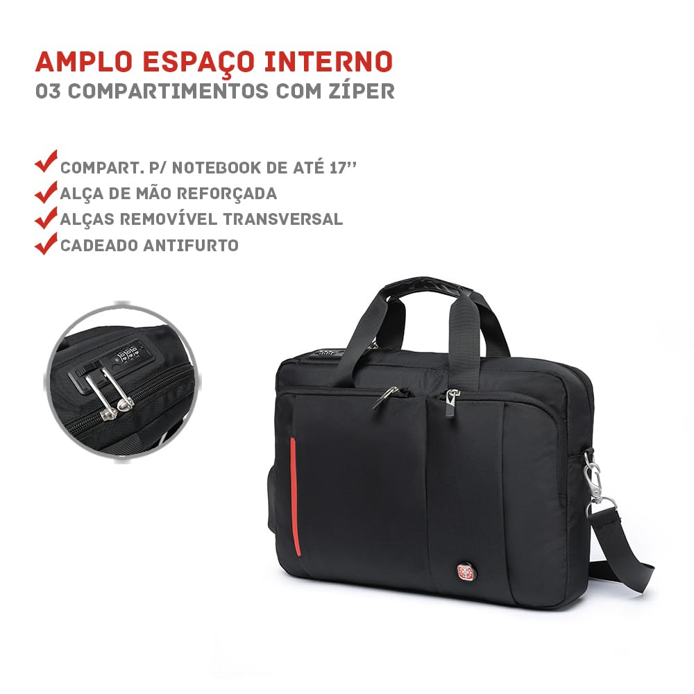 Pasta Bolsa Transversal Masculina Pasta Notebook Antifurto Cadeado em promoção! Veja a oferta e mais achadinhos de Mochilas & Pastas Masculinas 9 Hoje é o melhor dia para comprar Pasta Bolsa Transversal Masculina Pasta Notebook Antifurto Cadeado com aquele preço maroto! Promoção! Aproveite a oferta! 9