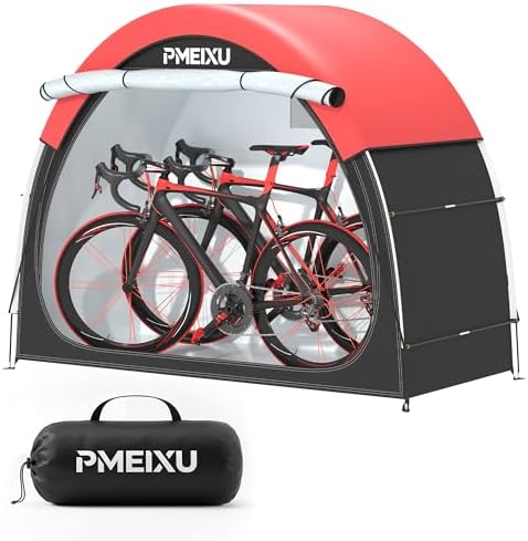 Upgraded Bike Storage Shed Tent, 210D Oxford Fabric PU4000 Waterp...