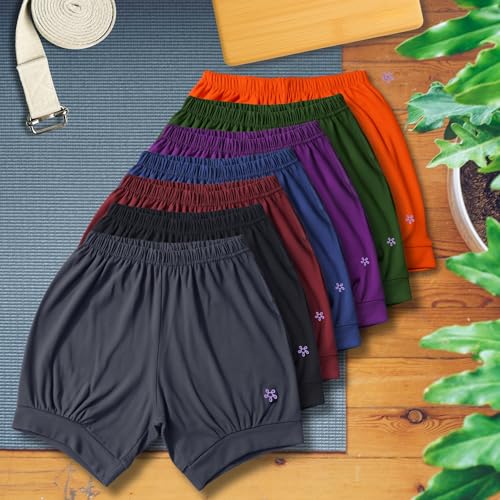 Pune Yoga Shorts for Women (Set Seven), Iyengar Yoga Shorts, Pune Pants,2