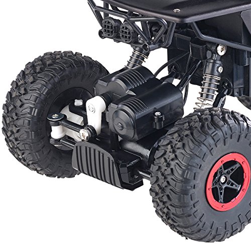 Simulus Monstertruck: Ferngesteuerter Monster-Truck Rock Crawler, 2,4-GHz-Funk, 12 km/h (RC Car, Kinderauto, Ferngesteuertes Spielzeug)