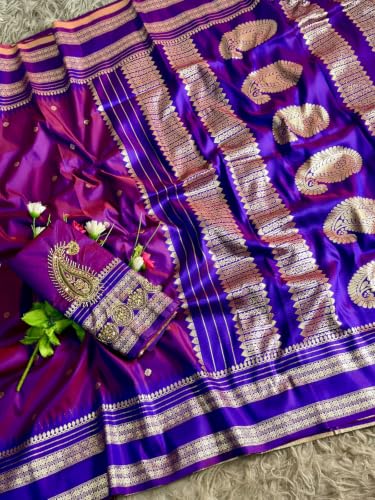 OWLSKY, SASSY & STYLO pure silk saree in soft silk – image 6