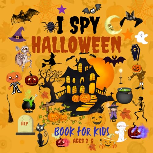I Spy Halloween Book for Kids Ages 2-5: A Cute And Fun Coloring & Guessing Game For Little Kids About Halloween from A to Z: Spooky Stuff: Gift for Toddlers and Preschoolers to Learn the Alphabet. image 2