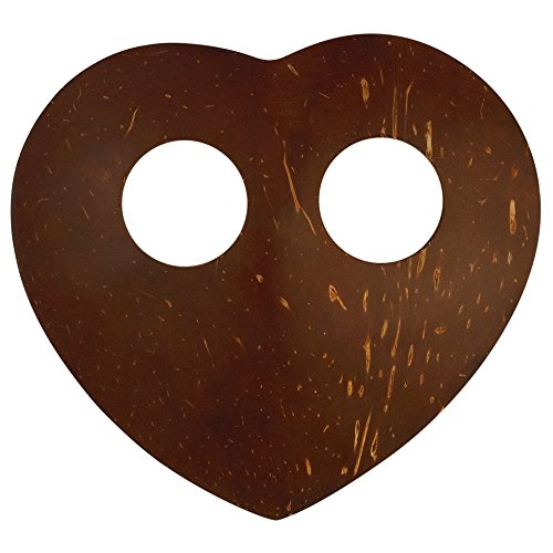 1 World Sarongs Coconut Sarong Ties - Heart