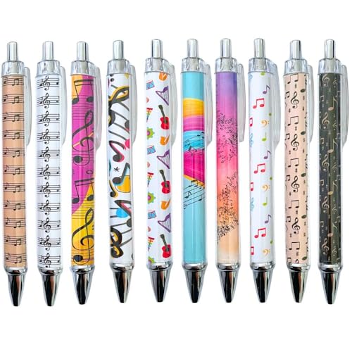 Music Pens 10 PC Unique Musical Party Favor Teacher Gift Romantic Themed Office...