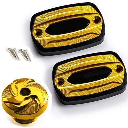 Tapa del tanque de líquido de frenos delantero para TMAX 500 2004-2011, juego dorado