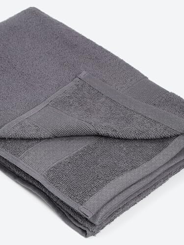 Image of MOCA by Monte Carlo Cotton 380 GSM Bath Towel (140 x 70 CM) - Grey