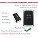 HIBEYO for Renault Kadjar Koleos Clio Scenic Megane Duster Sandero Captur Twingo 4 Button Smart Remote Auto Key Shell Key Fob Cover for Renault Accessories Key Shell Cover Protector-Black