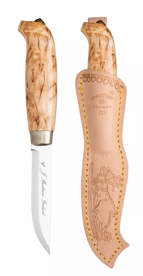 Marttiini MN121010 Coltello a Lama Fissa, Unisex – Adulto, Marrone, Taglia Unica
