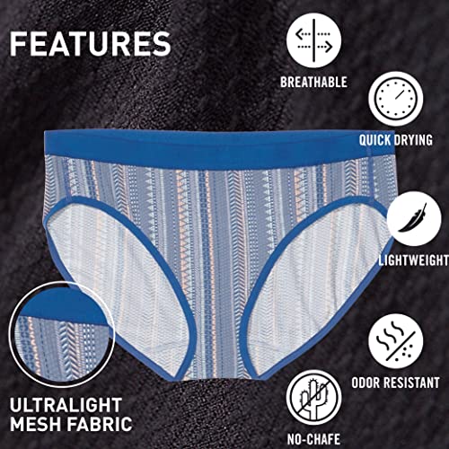 Image of ExOfficio Women's Give-N-Go 2.0 Sport Mesh Bikini Cut Brief - Ultralight Travel Underwear with Snug Active Fit & Lower Rise