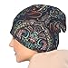 Pa-Isley Beanie Hat Skull Cap Chemo Headwear for Women Warm Slouchy Knit Hat Gifts for Men Women