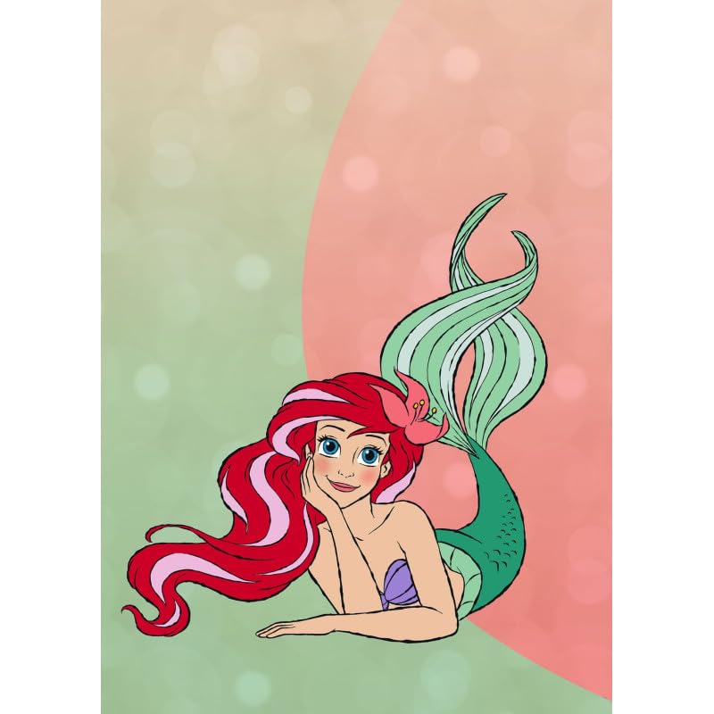 Papier Peint Intissé Ariel La petite sirène Disney 200 cm x 280 cm