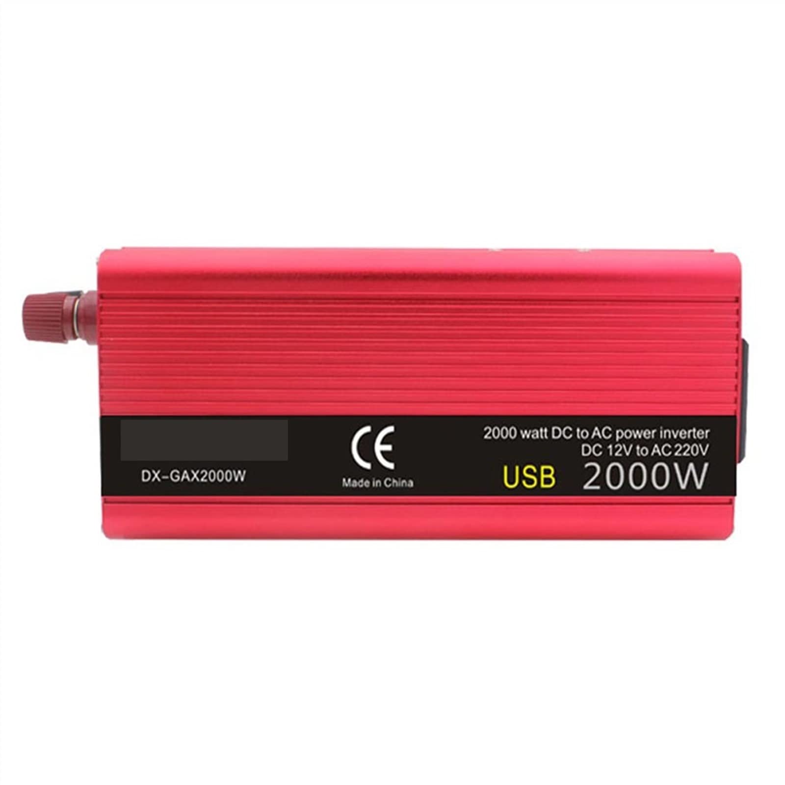 Falownik, Zmodyfikowany falownik sinusoidalny 1500W/2000W/2600W przetwornica napięcia 12V do 220 napięcie zasilania DC AC uniwersalne gniazdo domu na zewnątrz Powerbank(2000W,12V)