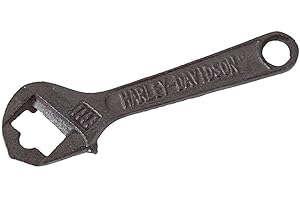 Wrench Bottle Opener with an Embossed Harley-Davidson Logo