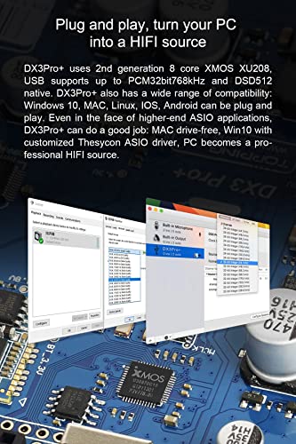 Image of Topping DX3pro+ LDAC Headphone Amplifier - ES9038Q2M XU208 NFCA Bluetooth5.0 Audio Decoder USB /Opt /Coax DAC AMP Pre Amplifier with Remote Control (Sliver)