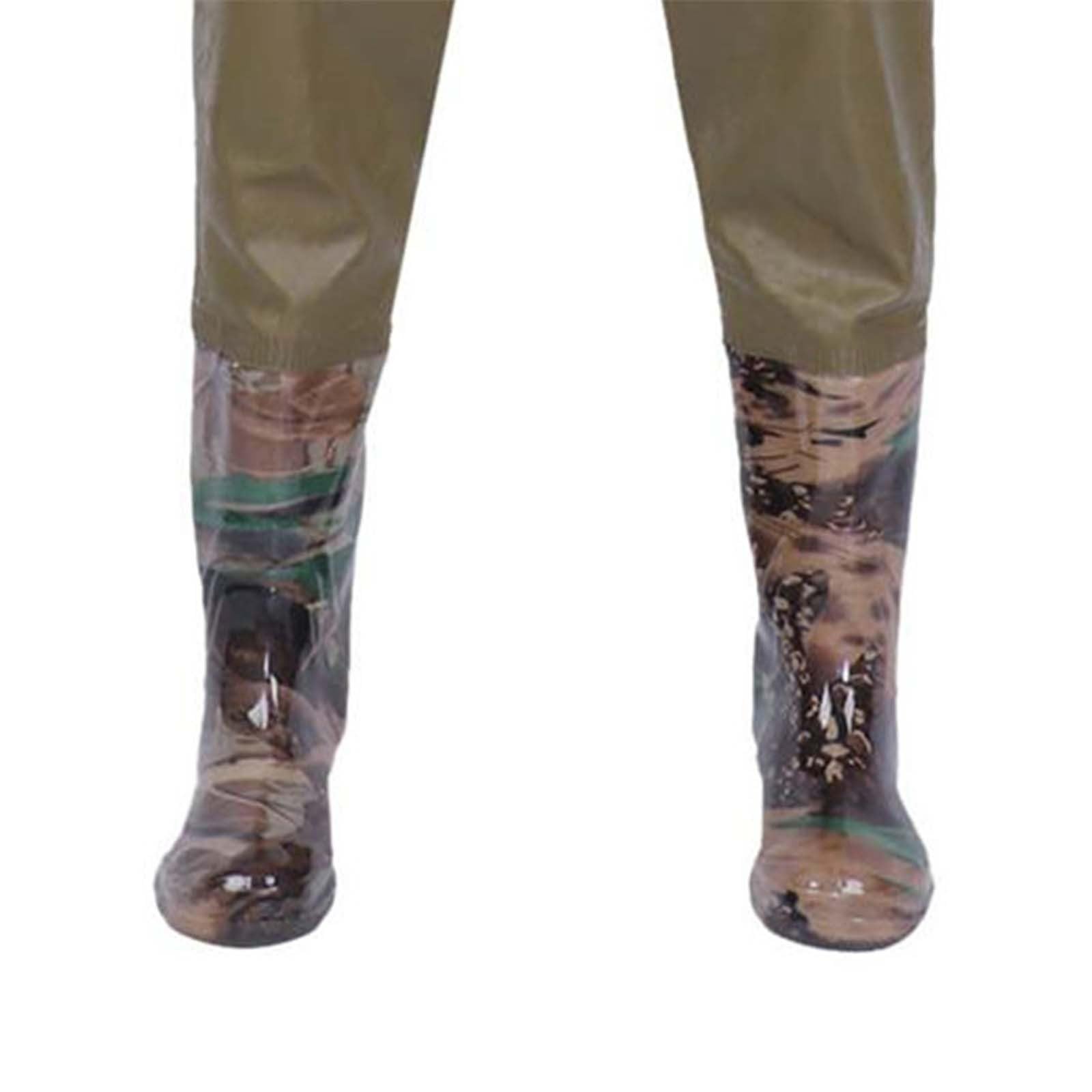 Wathose für Herren und Damen, Jagd-Brusthose mit Stiefeln, wasserdicht, atmungsaktiv, Wathose, leicht, Jagd-Wathose zum Waten, Fliegenfischen, Jagd, Schlammarbeit