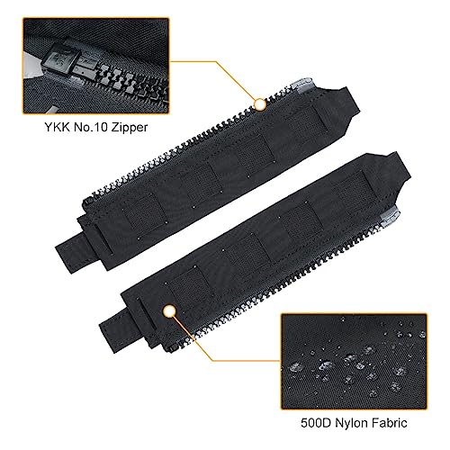 Kit cremallera Molle IDOGEAR para extension de carga y transporte tactico en chaleco 3