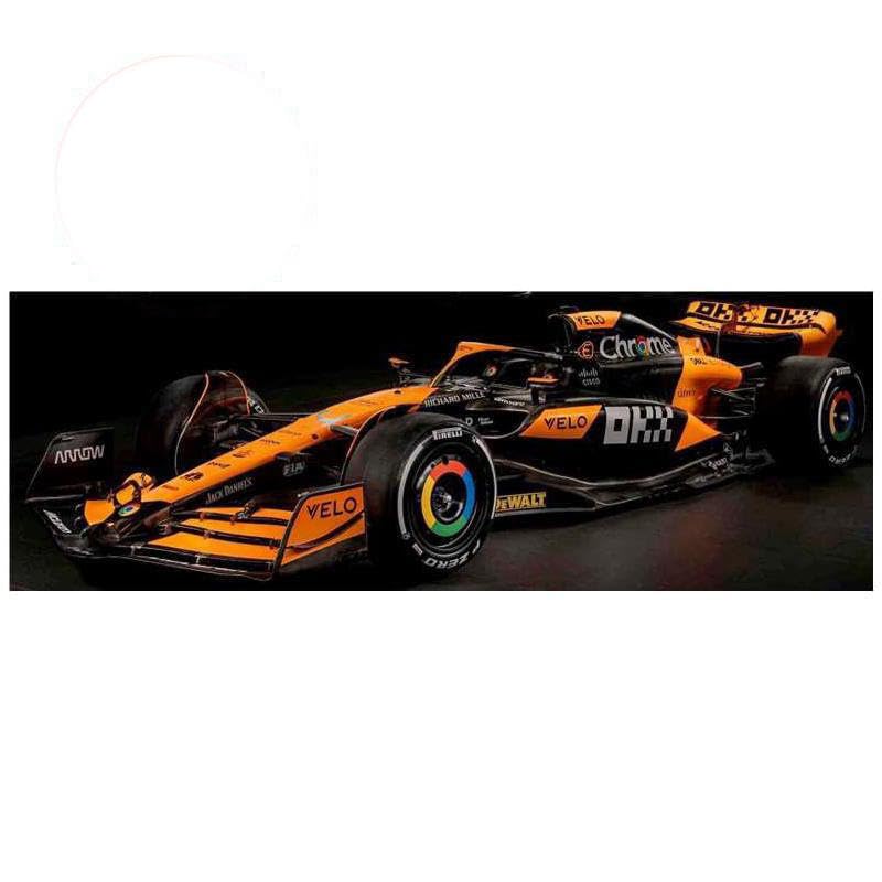 BBURAGO Mercedes Semi Truck with McLaren MCL38 (2024) #4 Norris, 1:43 Scale Diecast Set, Detailed Car Transporter with F1 Car - Image 2