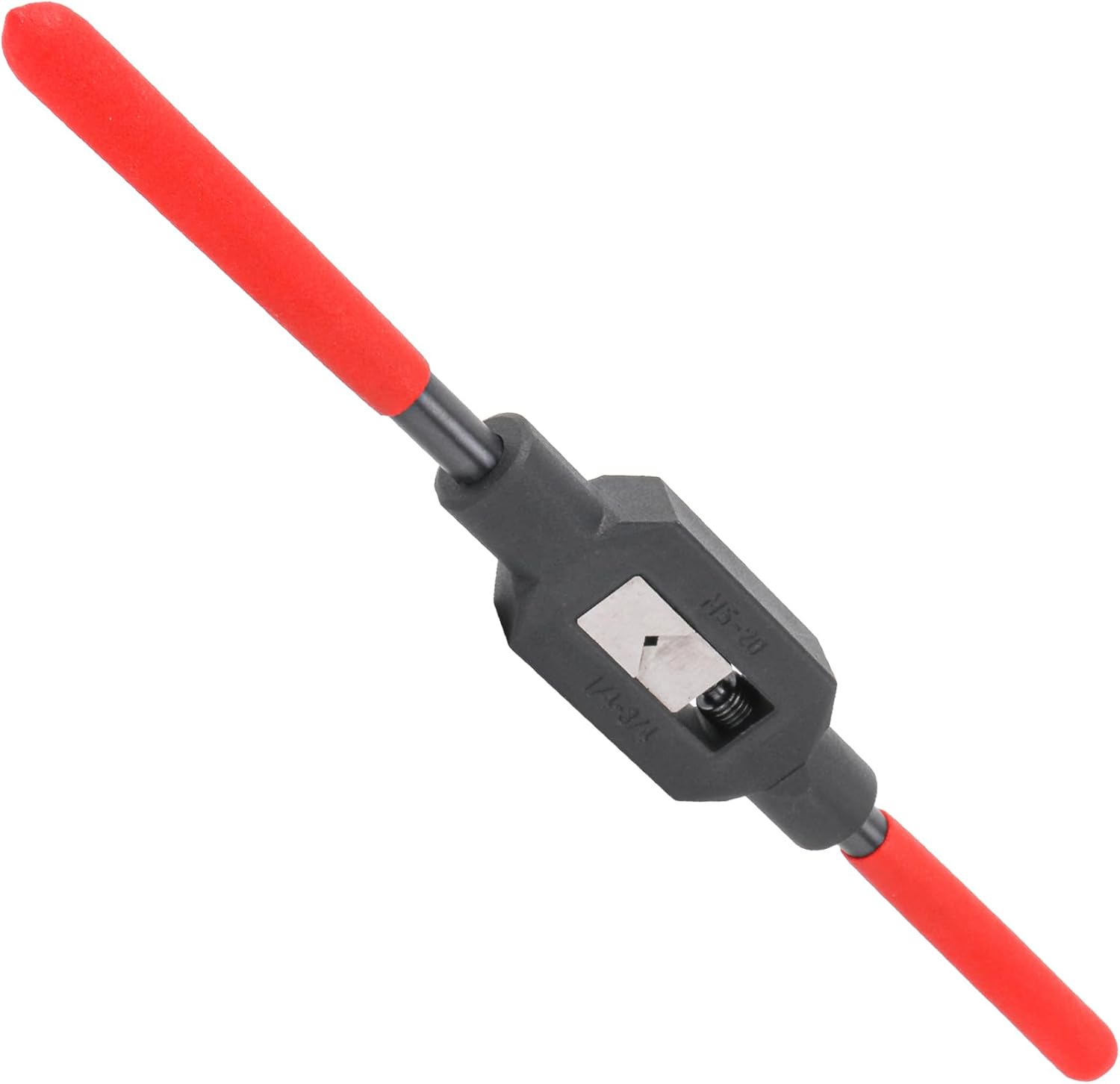 CNBTR Adjustable Metal Tap Handle Reamer Wrench with 1/4"-3/4" Adjustment 12mm Rod Dia for Screw Tapping and Repair