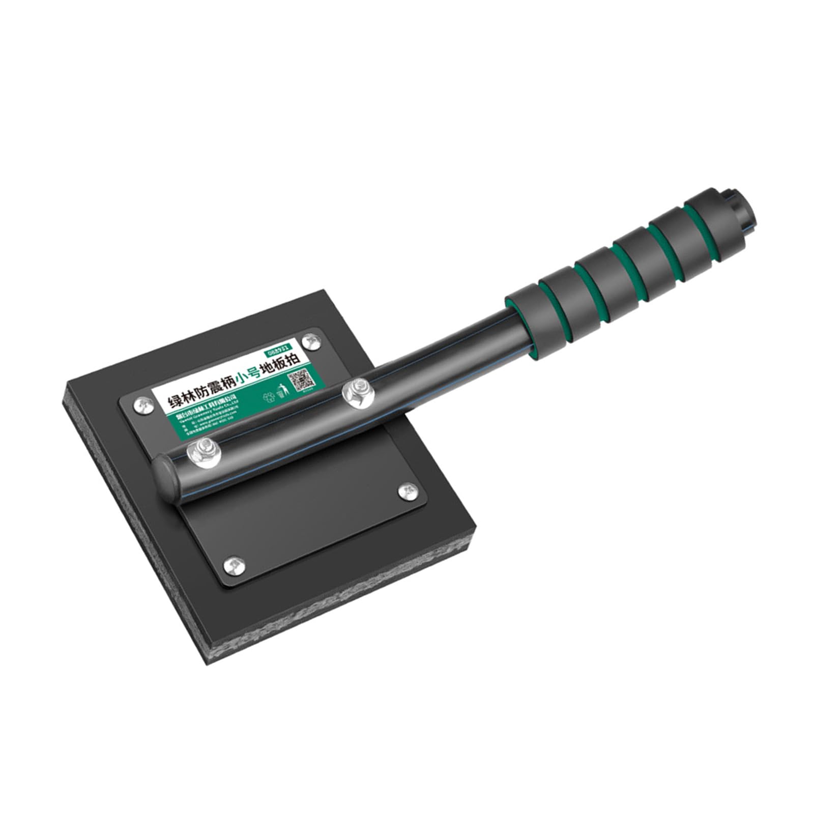 Ergonomic Handle Rubber Clapper Paving Tool Hammer for Even Laying of Tiles & Wood Floor Reduced Striking Frequency Professional Tool