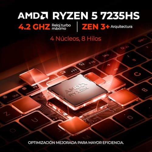 Image of Lenovo LOQ 15.6 inch Full HD Gaming Laptop, AMD Ryzen 5 7235HS, 16GB Memory, NVIDIA GeForce RTX 4050, 512GB SSD, Luna Grey