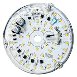 Yun Cai 3.93'' Ceiling Fan LED Light Replacement 6000K White Light Dimmable 18W 120V 1800lm, ETL Certification,LED Ceiling Light Retrofit Kit