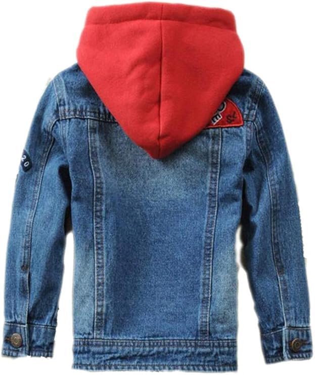 Image of Mallimoda Kids Boys Girls Hooded Denim Jacket