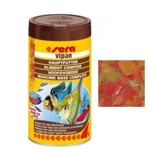 Sera Vipan – Alimento Completo para el sustrato de base de todos los tipos de peces (250 ml)