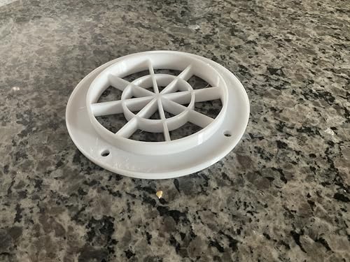 Sea Ray Blower and Bilge Vent Retrofit Grill Cover, White - Thumbnail 5