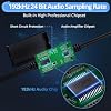 CAMWAY Digital to Analog Audio Converter,Optical to RCA Converter,SPDIF to RCA,192kHz DAC Converters 5.7 ft Audio Cable,Optical Toslink to RCAAudio Adapter