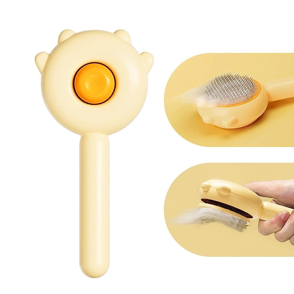 KIMEE Self Cleaning Slicker Brush, Pet Grooming Shedding Brush for Dogs and Cats - Easy to Remove Loose Undercoat, Pet Massaging Tool Suitable for Pets with Long or Short Hair (B0CYBTL3DN) Amazon Price History, Amazon Price Tracker