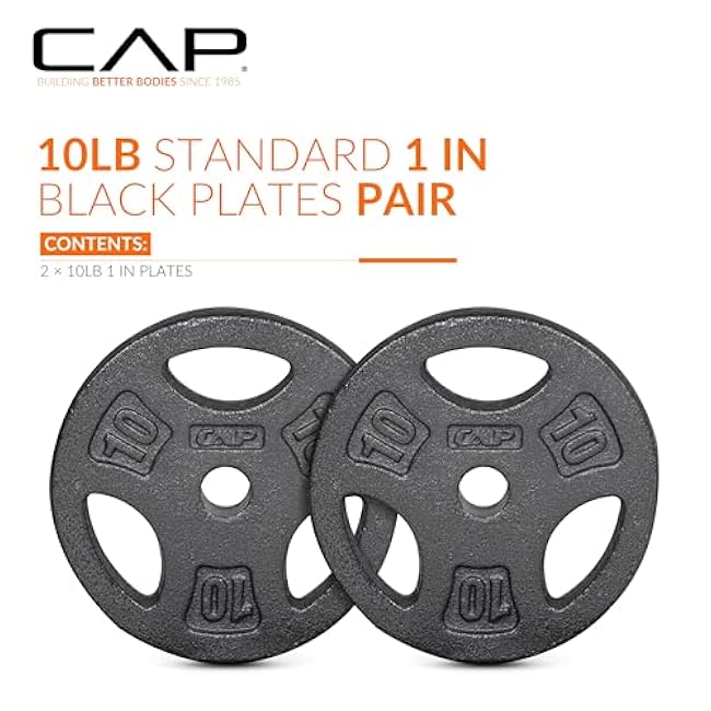 CAP Barbell Standard 1-Inch Grip Weight Plates