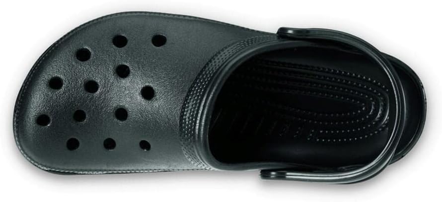 Crocs Unisex-Adult Classic Clogs (Favourites), Black, 9 UK Men/ 10 UK Women
