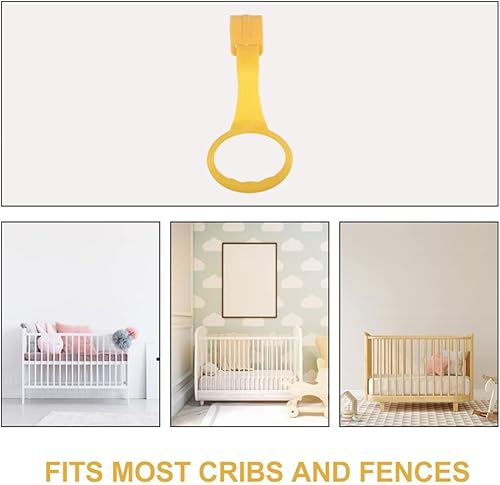 Miniatura 8 de Toddmomy 4 anillos de pie para bebé, gimnasio, cuna de bebé, cama de bebé, anillos de pie para guardería, cuna de bebé, anillos para bebés, bebés,