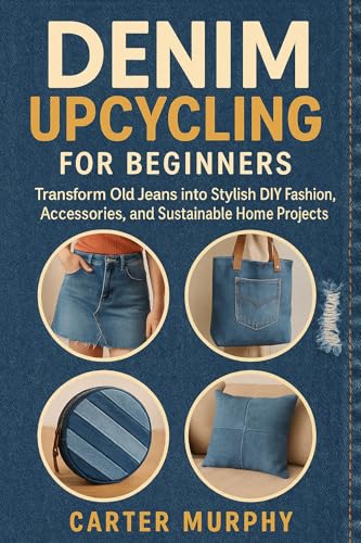 Denim Upcycling for Beginners: Transform Old Jeans into Stylish DIY Fashion, Accessories, and Sustainable Home Projects