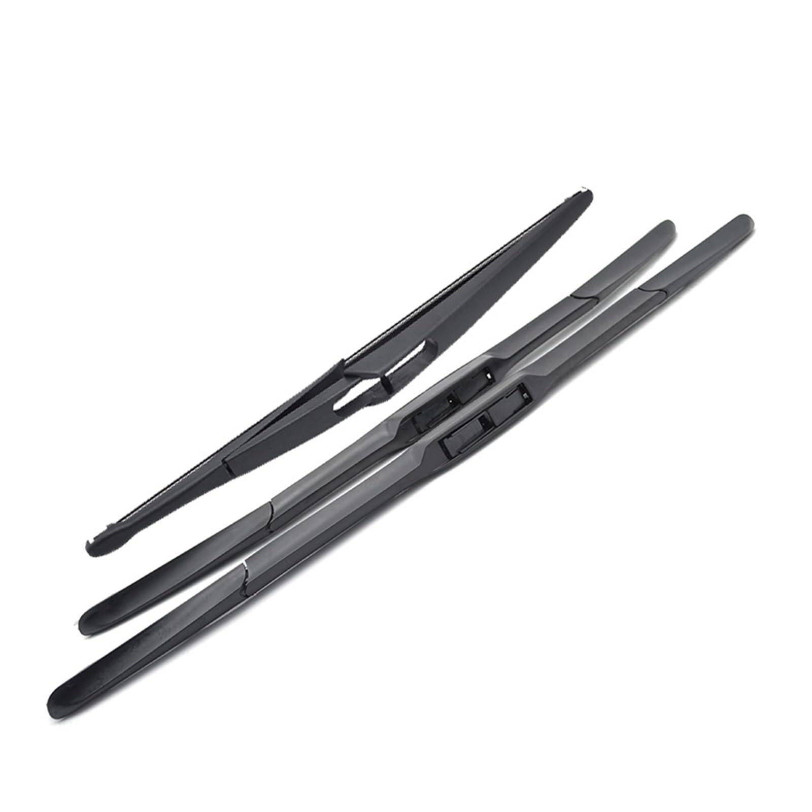 Escobilla de limpiaparabrisas trasera Juego de escobillas limpiaparabrisas delanteras y traseras para Nissan para Qashqai J11 2013-2020, escobillas para parabrisas de 26"+17"+12" escobillas de limpiap