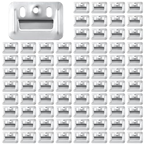 Image of 100pcs Stainless Steel Z-Clips - Wall Panel Fixing Piece, Clamp