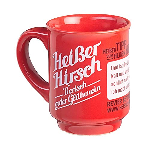 Preisvergleich Produktbild Heißer Hirsch Glühwein Becher 1x 0,2 l