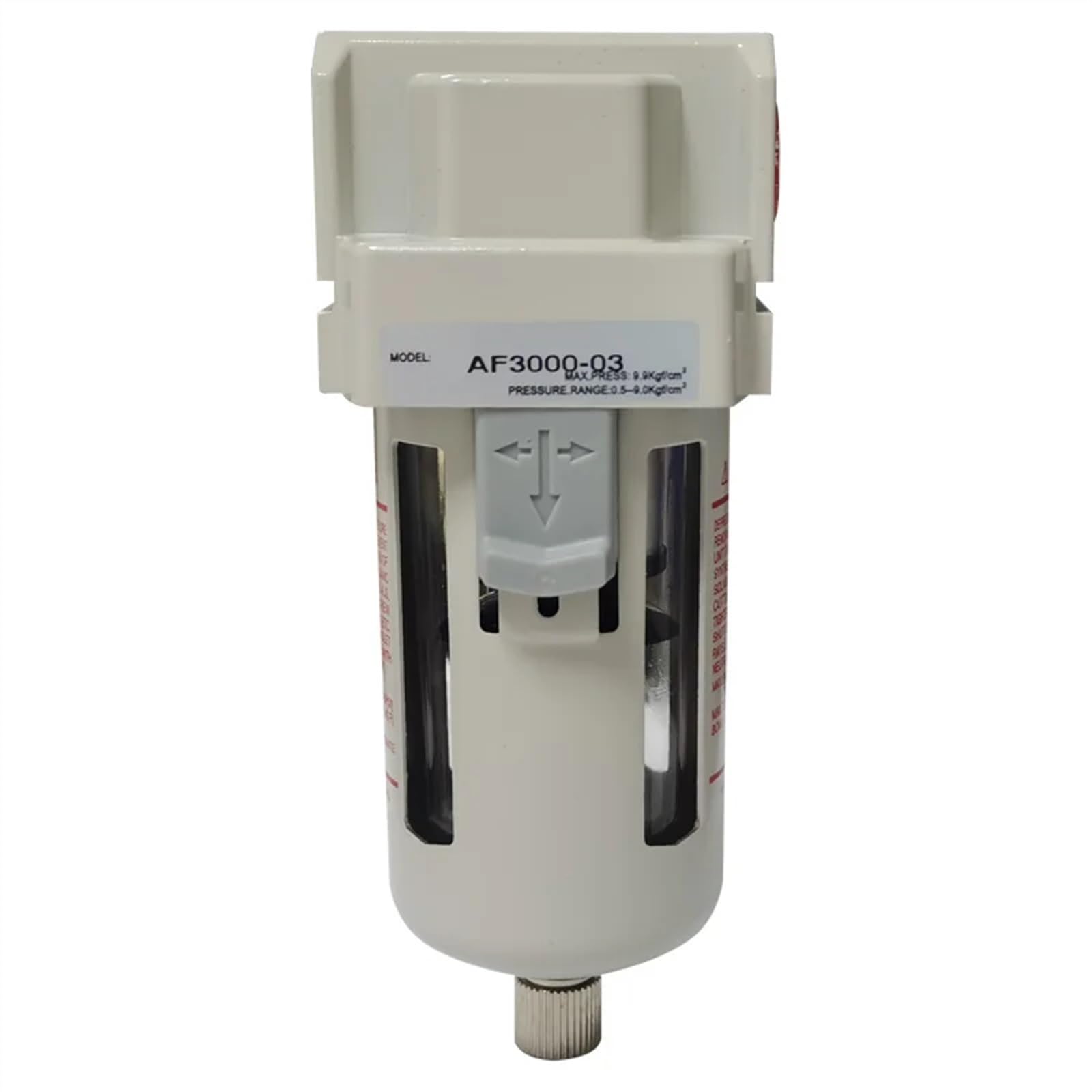 AF3000/4000 Filtro compressore pompa aria pneumatico universale serbatoio di cattura olio può fuori impurità Separatore d'acqua compresso 1/4 3/8 (AF4000-04, fibra)
