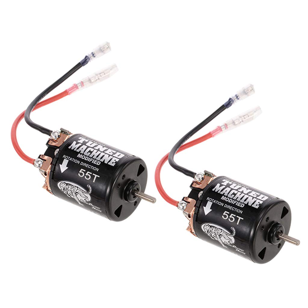 ホビーラジコンカー ブラシモーター搭載 Amazon | 2ピース/個RC 540ブラシモーター55T高トルクに適用1:10