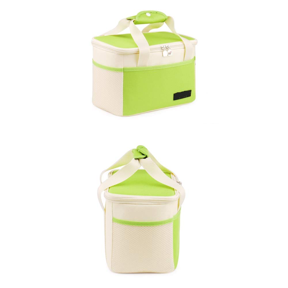 Bolsa de Picnic Bolsas bento de lona portátiles for el almuerzo Bolsas de Almuerzo(Orange)